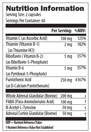 ADC120 05-2020 Nutrition Information