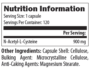 NAC120 09-2020 Nutrition Information
