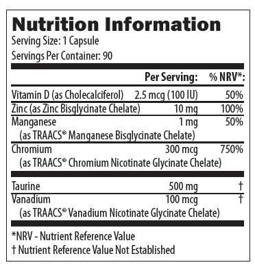 CHR090-PL 08-2020 Nutrition Information