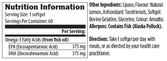 OPO060 07-2020 Nutrition Information Other Ingredients Directions