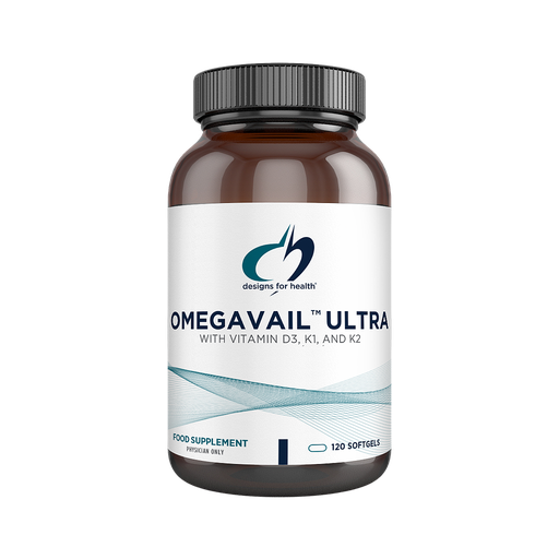 [OAD120-PL] OmegAvail Ultra TG with Vitamin D3, K1, K2, Lipase 120 Softgel