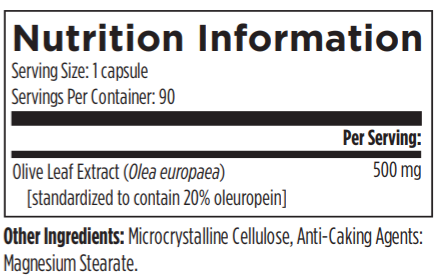 OLE090 Nutrition Information 01-2024