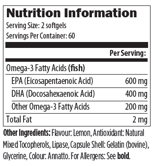 OVU120 06-2020 Nutrition Information
