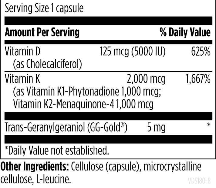 VDS060 Nutrition Information