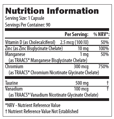 CAC090 07-2020 Nutrition Information